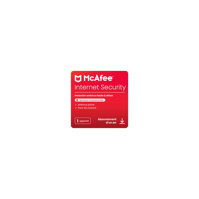 Mcafee - Internet Security -  1PC/1AN