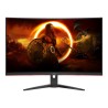 AOC Gaming - incurvé - 32" - 2560 x 1440 QHD @ 165 Hz - 1 ms - noir, rouge