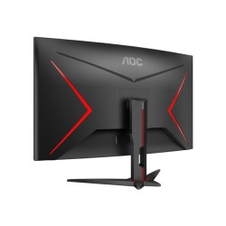 AOC Gaming - incurvé - 32" - 2560 x 1440 QHD @ 165 Hz - 1 ms - noir, rouge